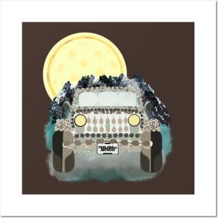 Pickleball Adventure Jeep by Pickleball ARTwear Posters and Art